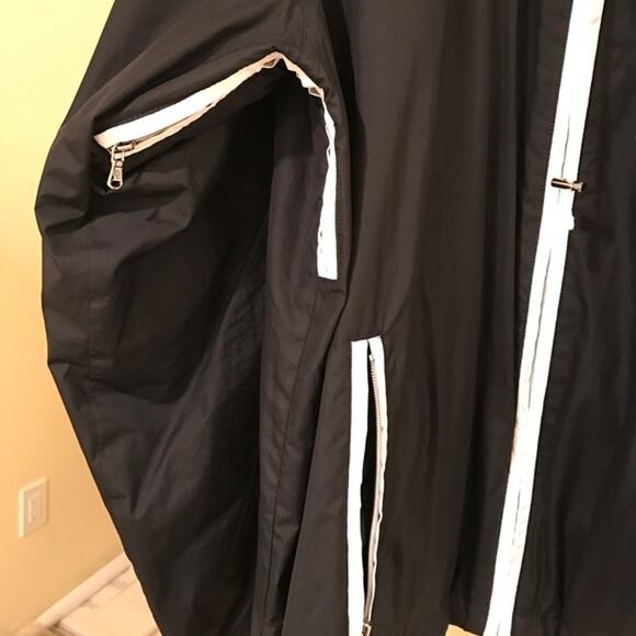 SEAN JOHN Black Windbreaker Jacket with Hood Men's - Size XL - Picture 3 of 6